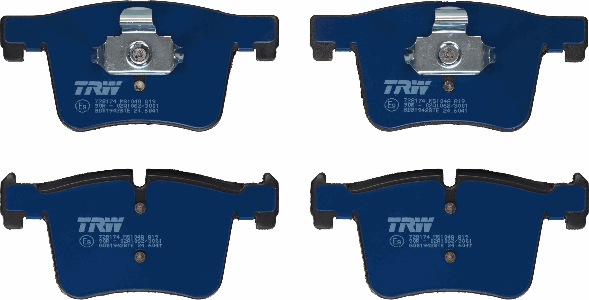 Bremsbelagsatz vorne ((EN) for hybrid vehicles), passt zu: BMW 1 (F20), 1 (F21), 2 (F22, F87), 2 (F23), 3 (F30, F80), 3 (F31), 3 GRAN TURISMO (F34), 4 (F32, F82), 4 (F33, F83) 1.6-3.0D 09.10-