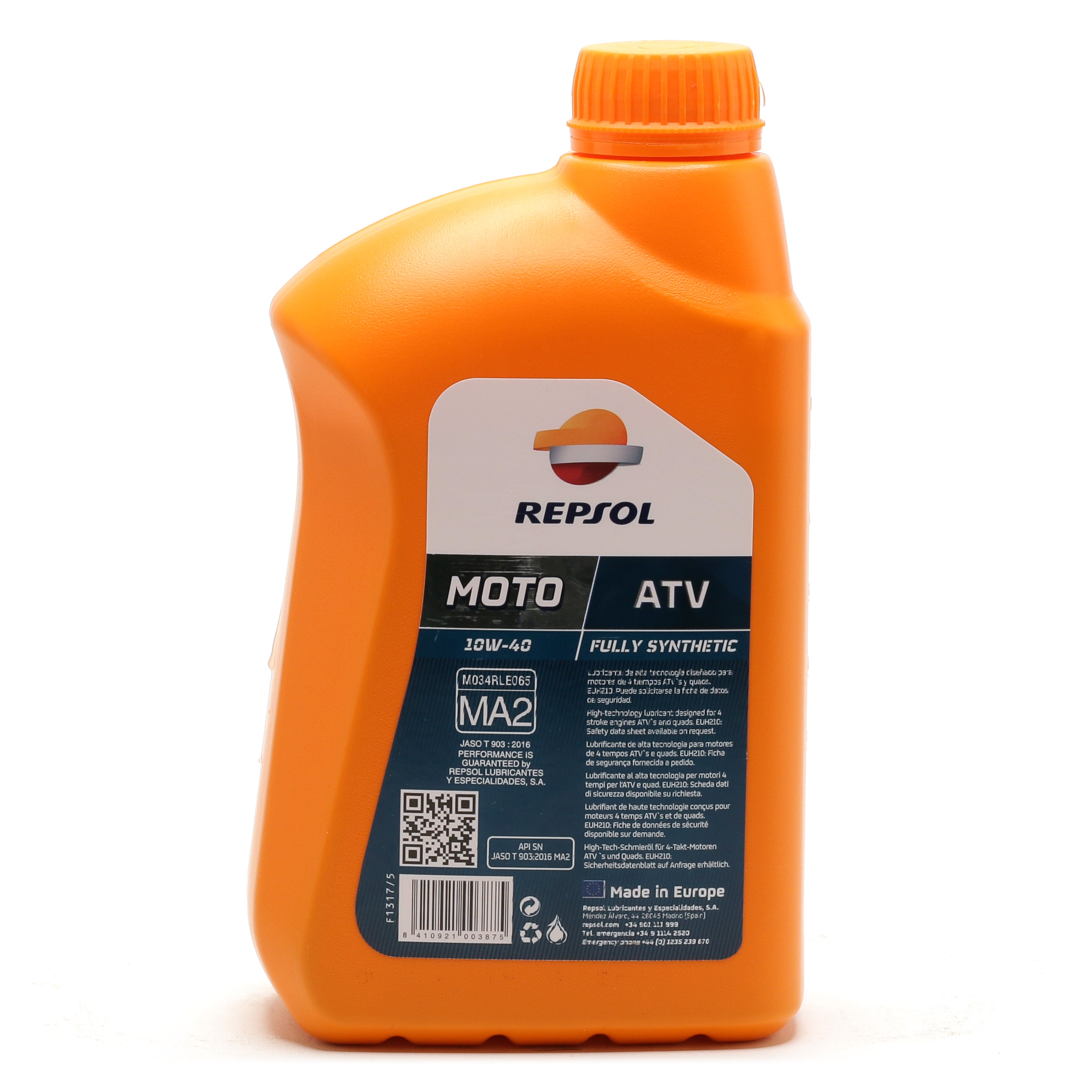 10W-40 Repsol Moto ATV 4T Fully Synthetic Quad Motoröl 1 Liter