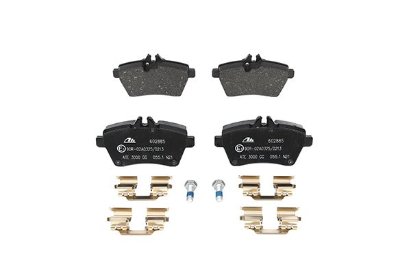 Bremsbelagsatz, Scheibenbremse