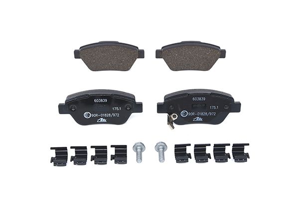 Bremsbelagsatz, Scheibenbremse