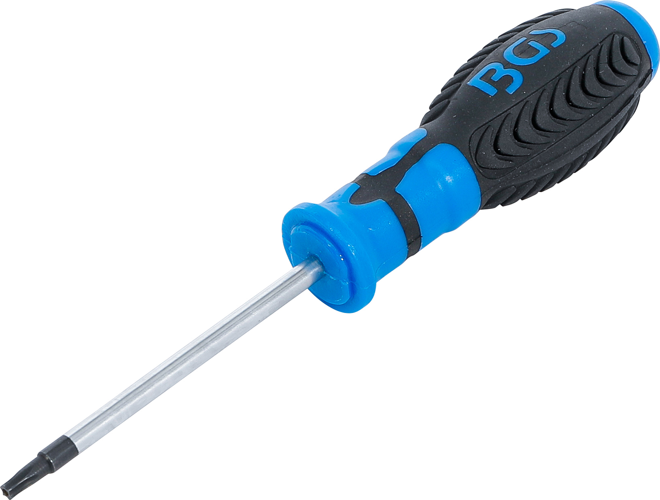 BGS Schraubendreher | T-Profil (für Torx) mit Bohrung T20 | Klingenlänge 80 mm