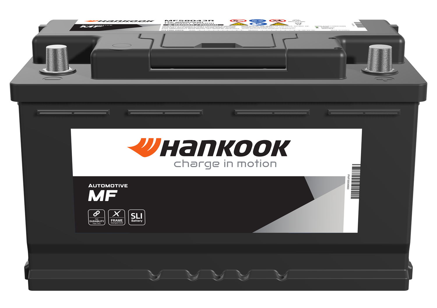 Starterbatterie “Hankook 12 V, 80 Ah, 640 A”