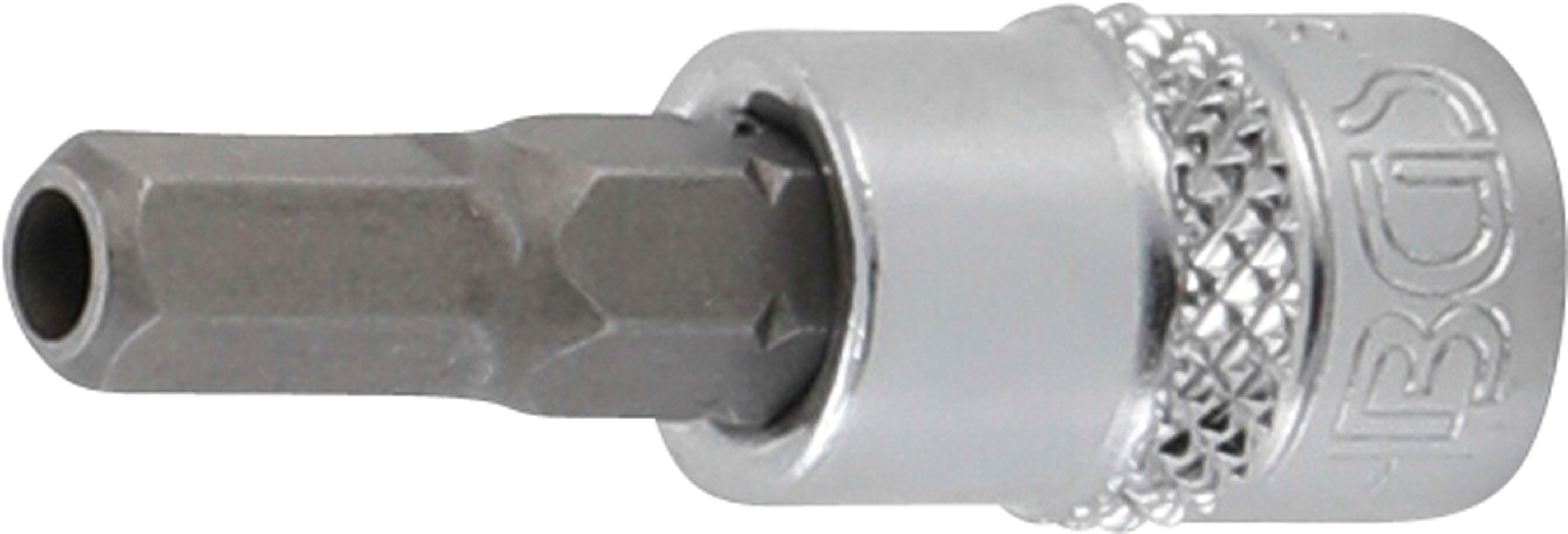 BGS Bit-Einsatz-Satz | Antrieb Innenvierkant 6,3 mm (1/4") | Innensechskant mit Bohrung 2 - 7 mm | 8-tlg.