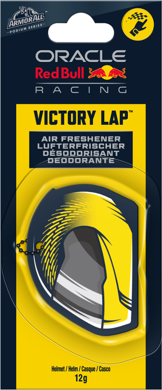 Armor All Red Bull Racing Duftbaum Victory Lap Lufterfrischer Logo Helm