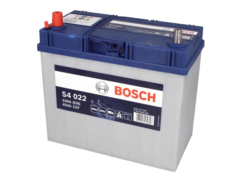 Starterbatterie Bosch S4 022 Autobatterie Japan 12V 45Ah 330A