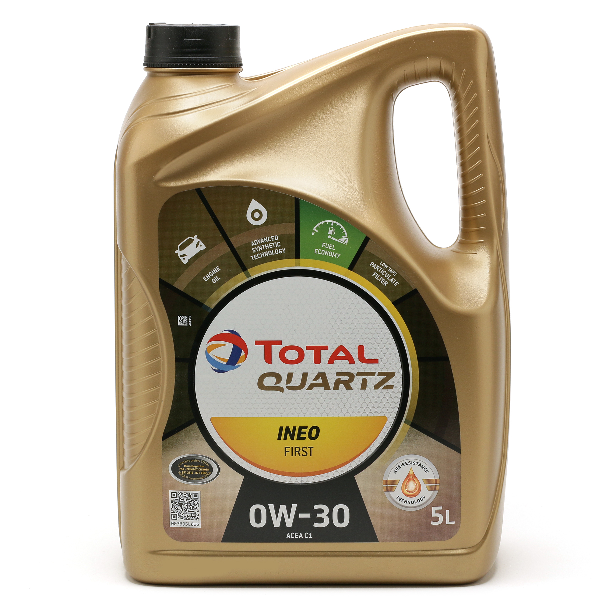 0W-30 Total Quartz Ineo First Motoröl 5 Liter