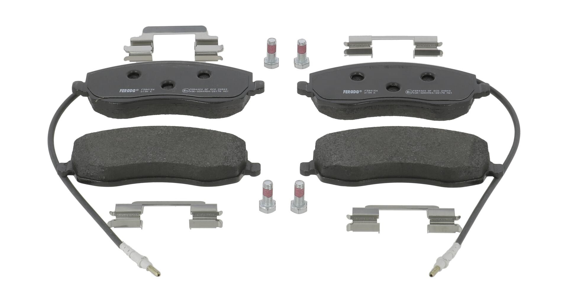 Bremsbelagsatz, Scheibenbremse