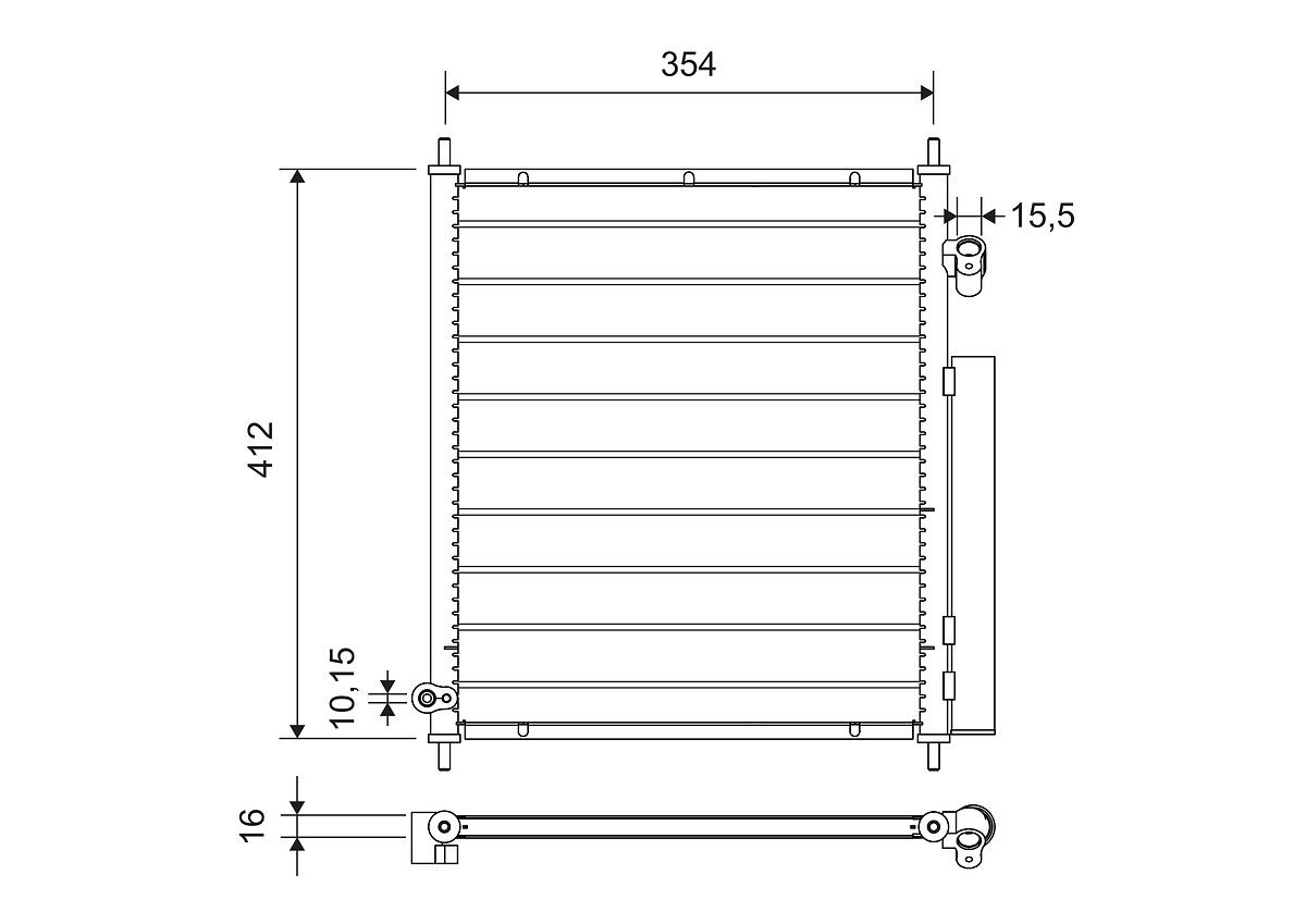Kondensator, Klimaanlage