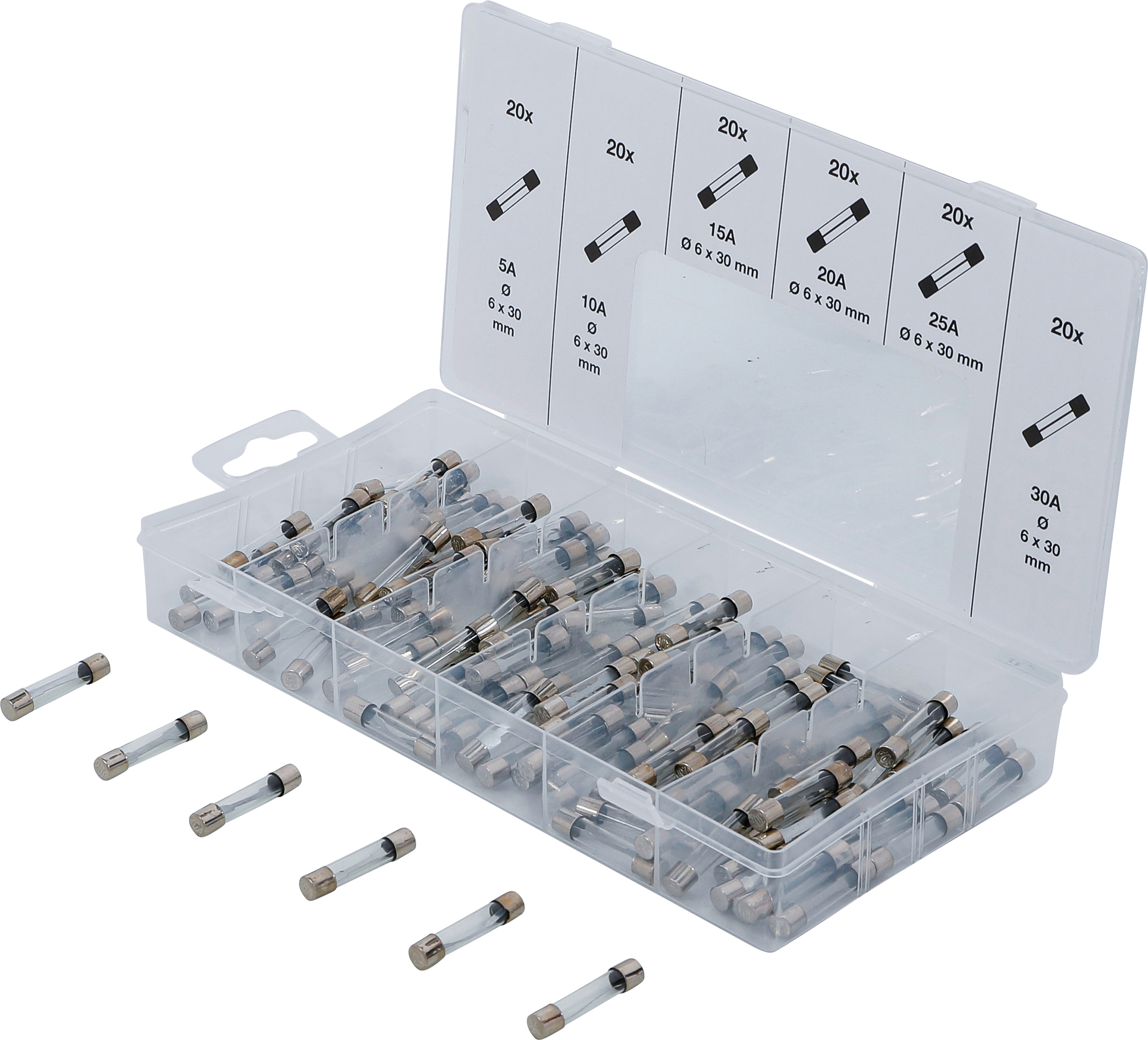BGS Glassicherungen-Sortiment | 120-tlg.