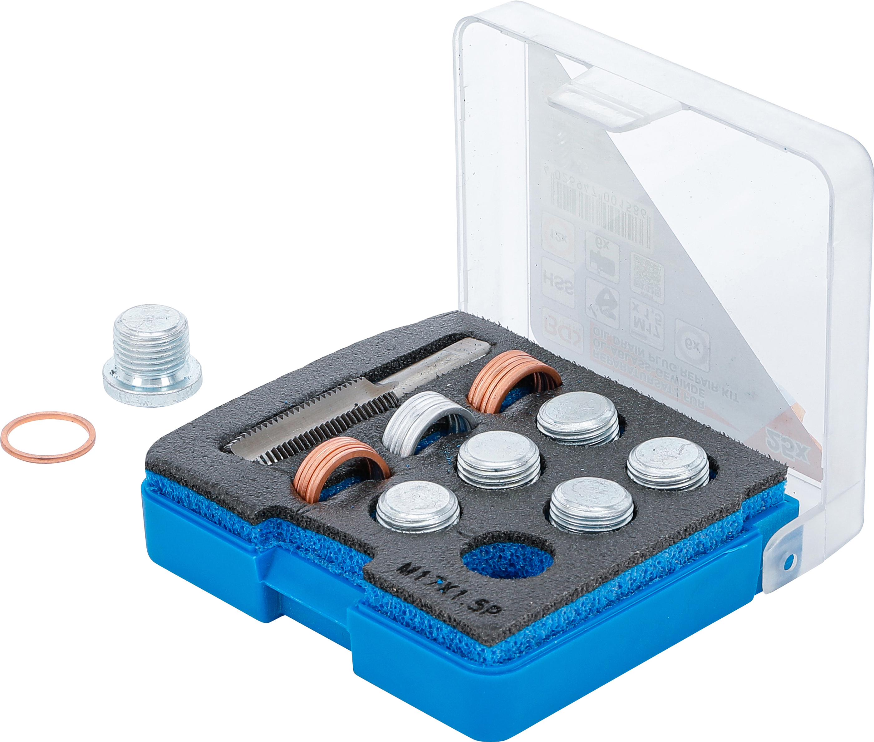 BGS Reparatursatz für Öl-Ablass-Gewinde | M17 x 1,5 mm