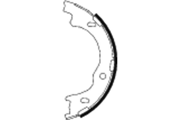 Bremsbackensatz, Feststellbremse