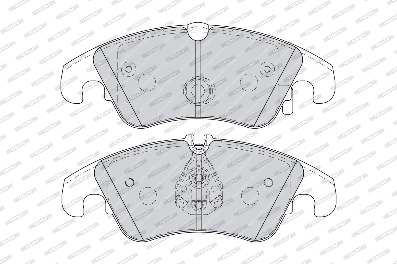 Bremsbelagsatz, Scheibenbremse