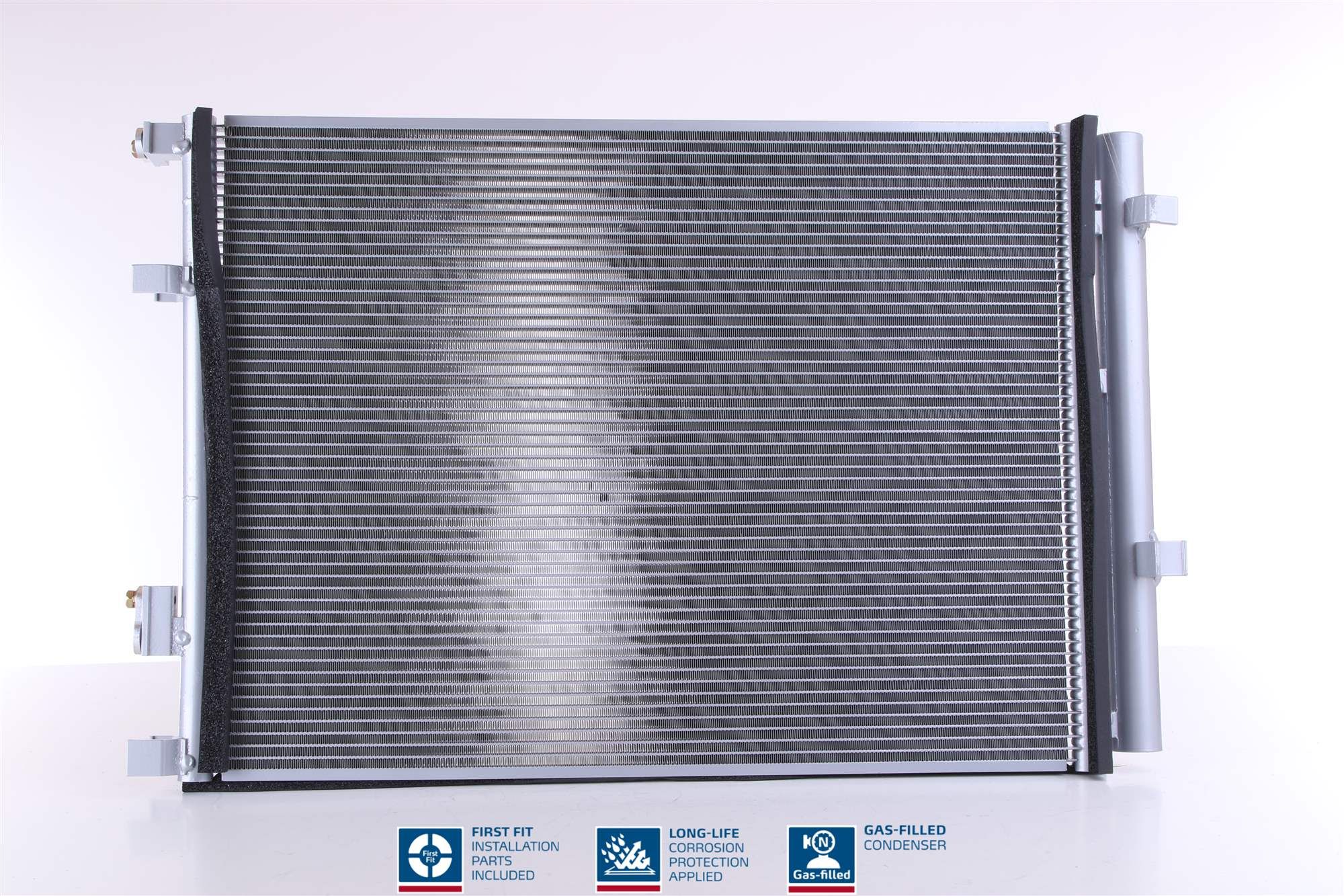 Kondensator, Klimaanlage “NISSENS 16 mm, 493 mm, 366 mm”