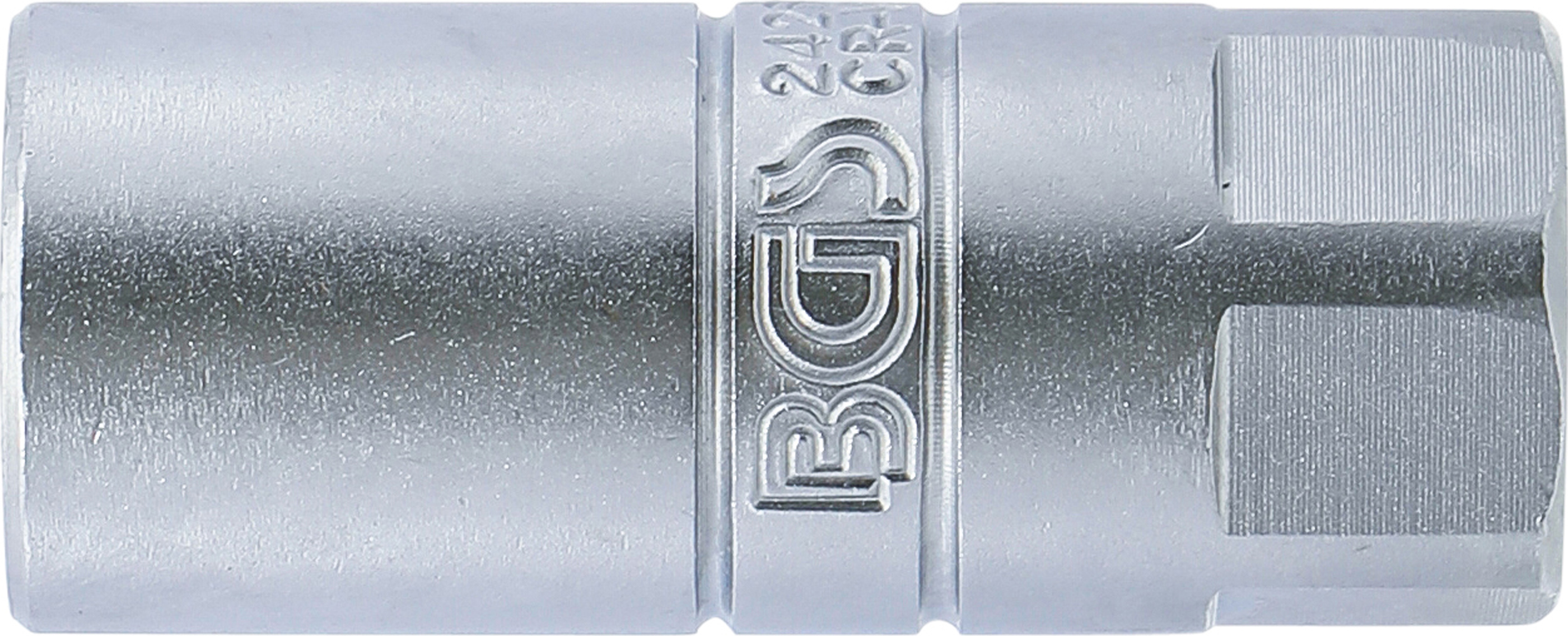 BGS Zündkerzen-Einsatz Sechskant | Antrieb Innenvierkant 12,5 mm (1/2") | SW 18 mm