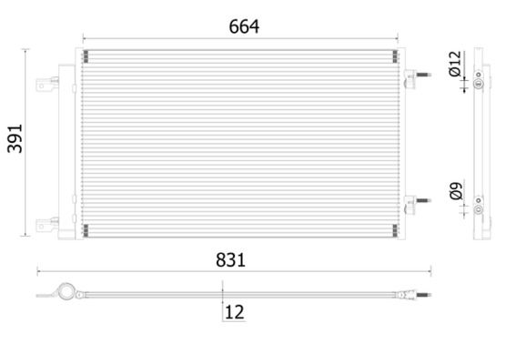 Kondensator, Klimaanlage