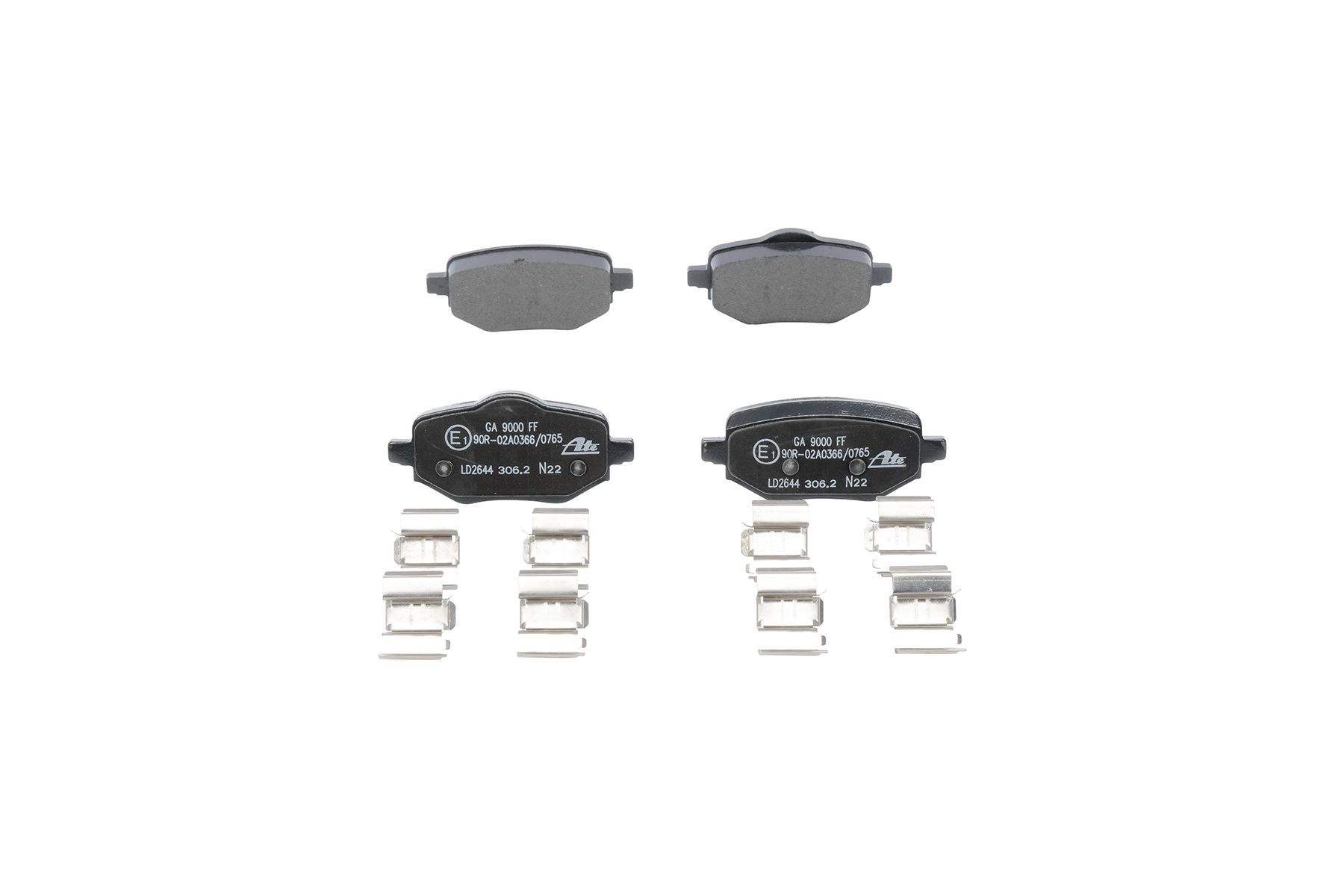 Bremsbelagsatz, Scheibenbremse