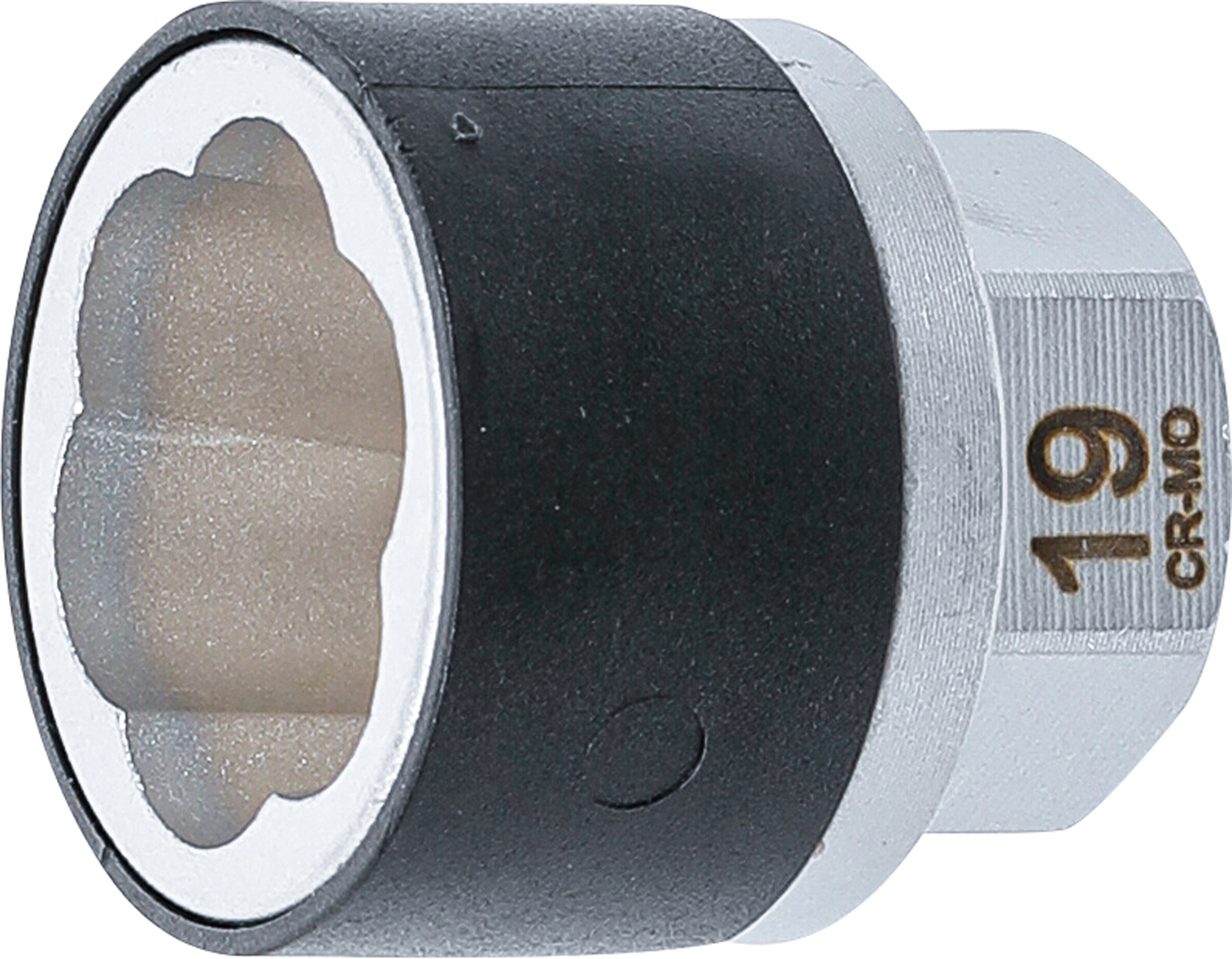 BGS Spiral-Profil-Steckschlüssel-Einsatz / Schraubenausdreher | Antrieb Außensechskant 19 mm | SW 19 mm