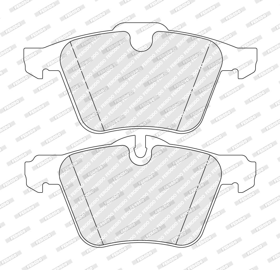 Bremsbelagsatz, Scheibenbremse