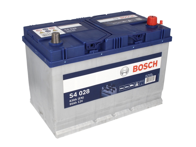 Starterbatterie Bosch S4 028 Autobatterie 12V 95Ah 830A