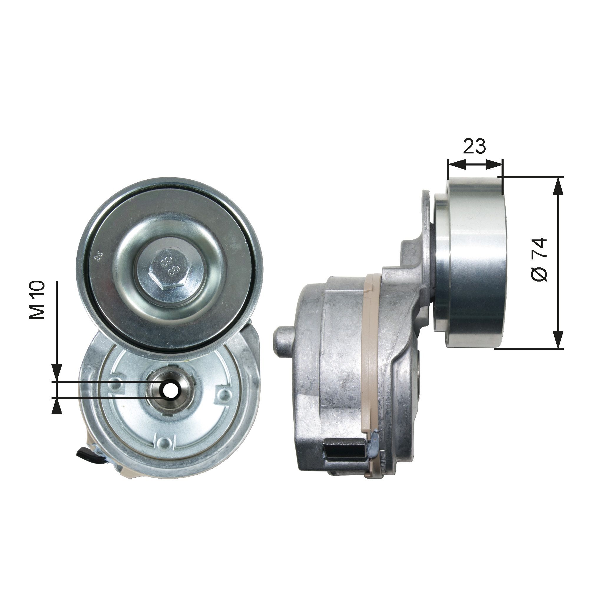 Riemenspanner, Keilrippenriemen