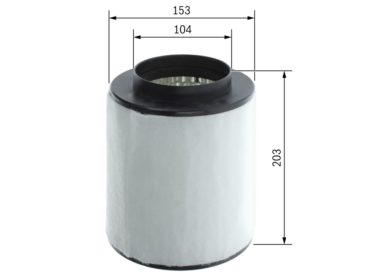 Luftfilter (Filterpatrone) passt zu: AUDI A8 D4 2.0-4.2D 11.09-01.18