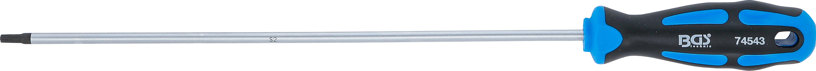 BGS Schraubendreher | T-Profil (für Torx) T20 | Klingenlänge 250 mm