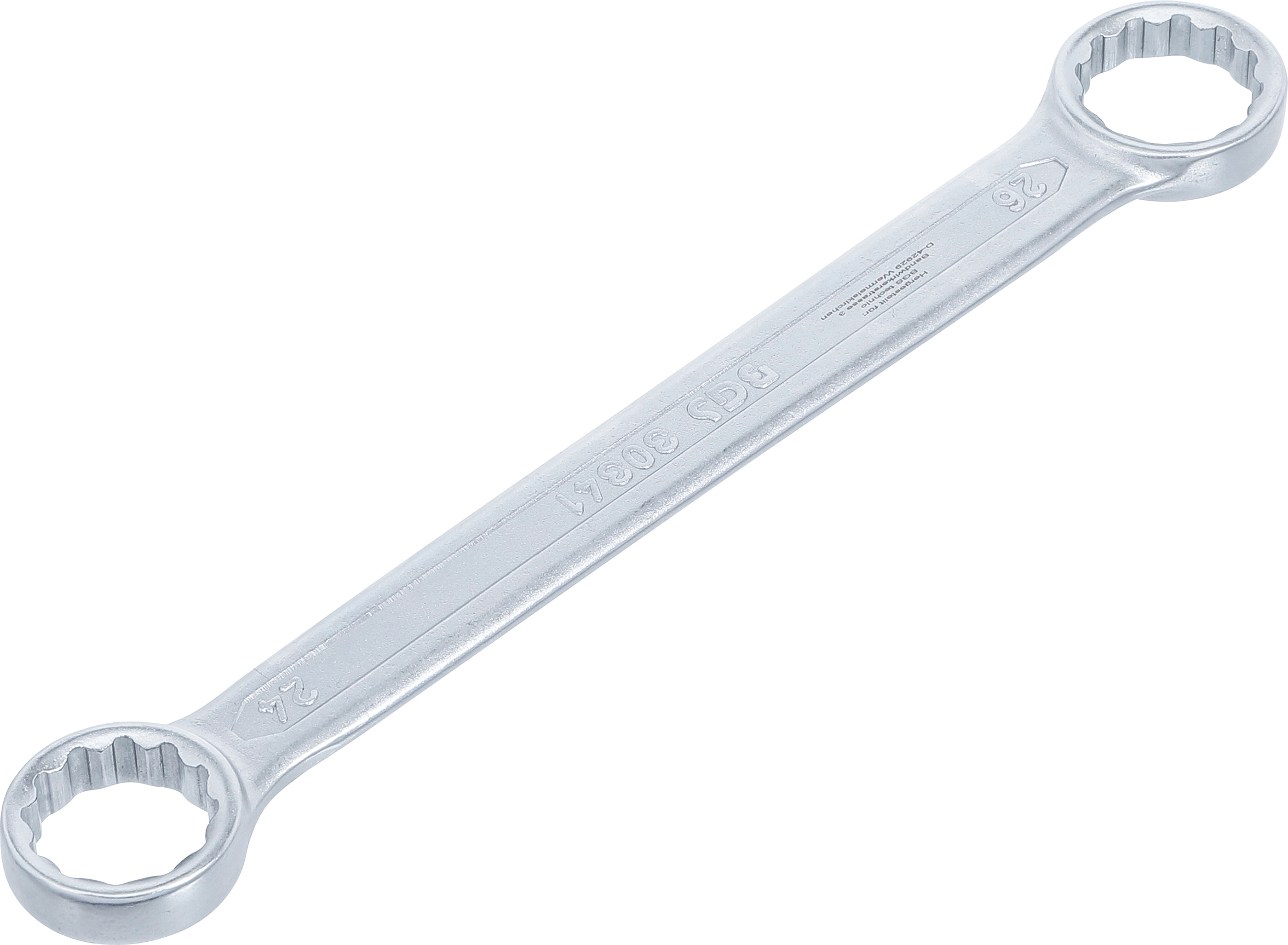BGS Doppel-Ringschlüssel | extra flach | SW 24 x 26 mm
