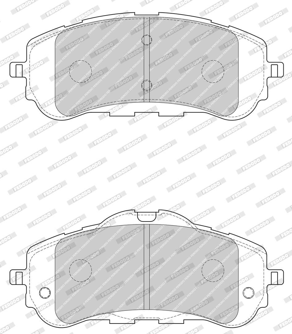 Bremsbelagsatz, Scheibenbremse