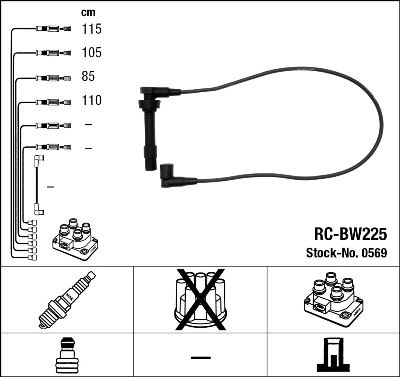 Zündleitungssatz NGK0569 “NGK”