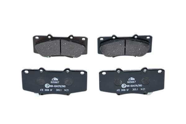 Bremsbelagsatz, Scheibenbremse