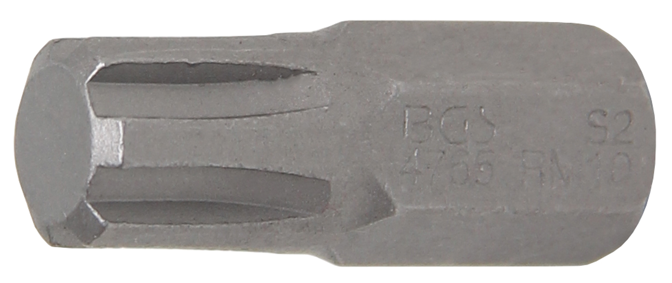 BGS Bit | Antrieb Außensechskant 10 mm (3/8") | Keil-Profil (für RIBE) M10