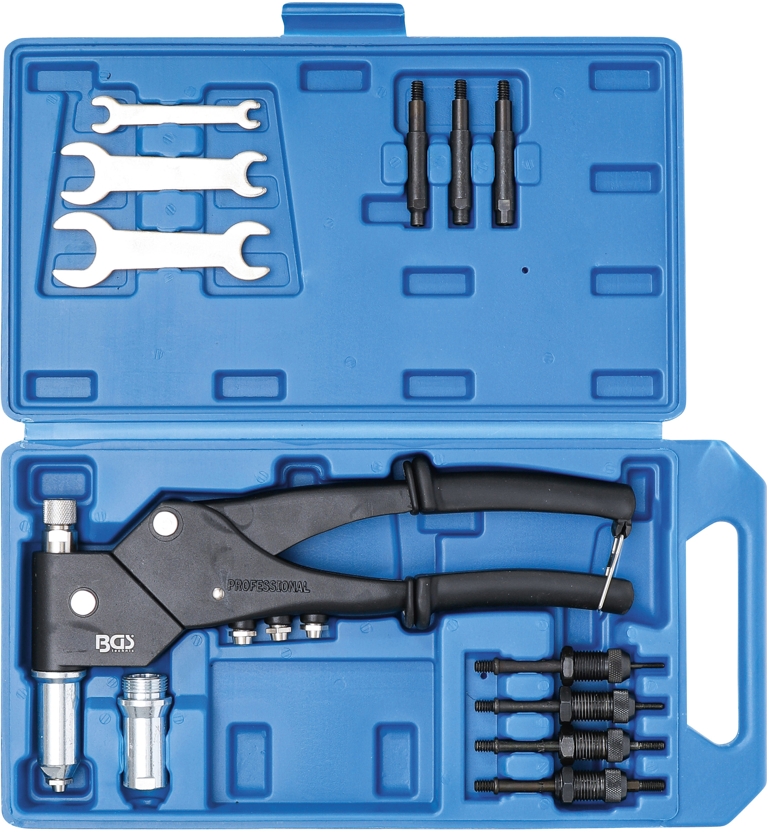 BGS Nietzangen-Satz | für Standardnieten, Nietmuttern und Nietbolzen