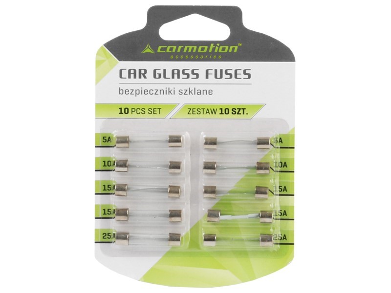 Carmotion Glassicherungen 32mm Set 10tlg