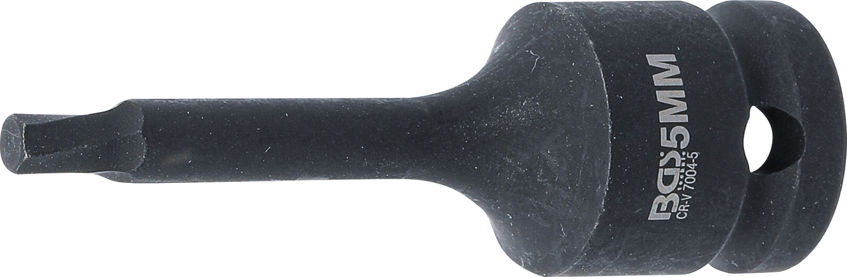 BGS Schraubenausdreher | Antrieb Innenvierkant 12,5 mm (1/2") | für defekten Innensechskant 5 mm