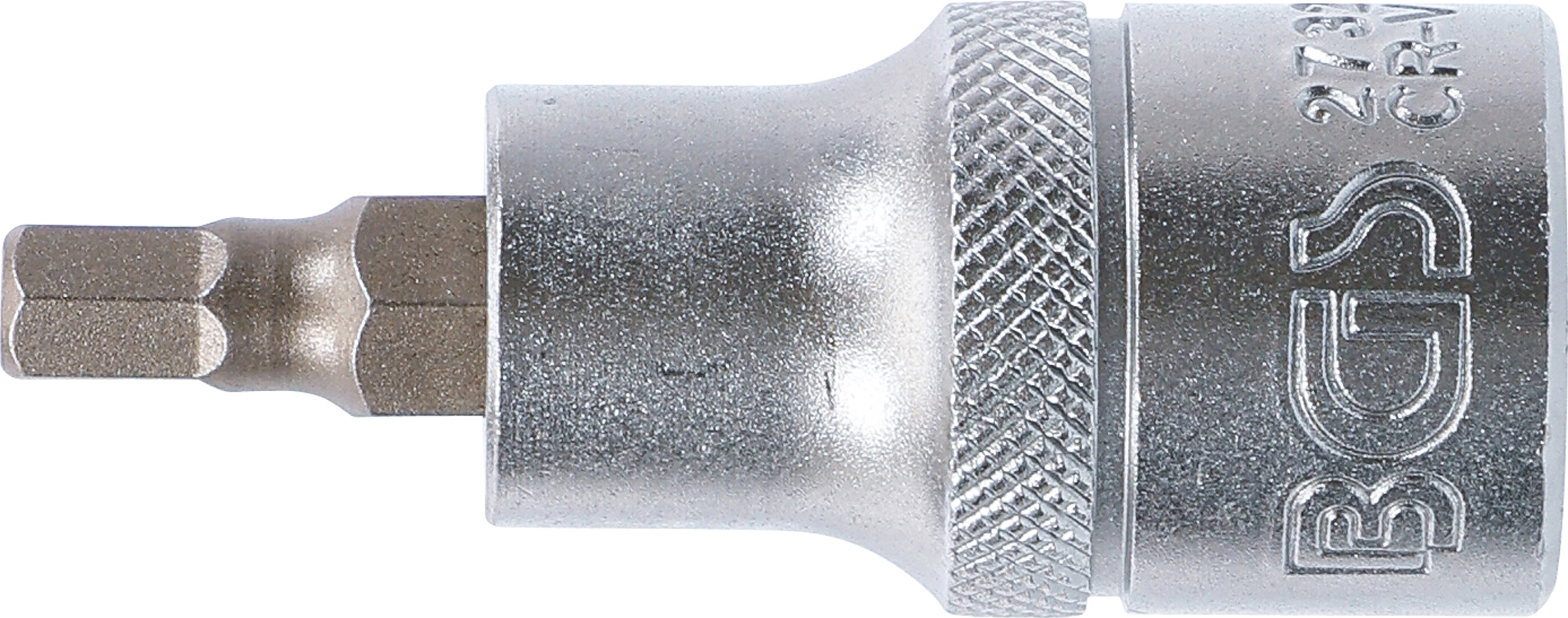 BGS Bit-Einsatz | Länge 55 mm | Antrieb Innenvierkant 12,5 mm (1/2") | Innensechskant 7/32"
