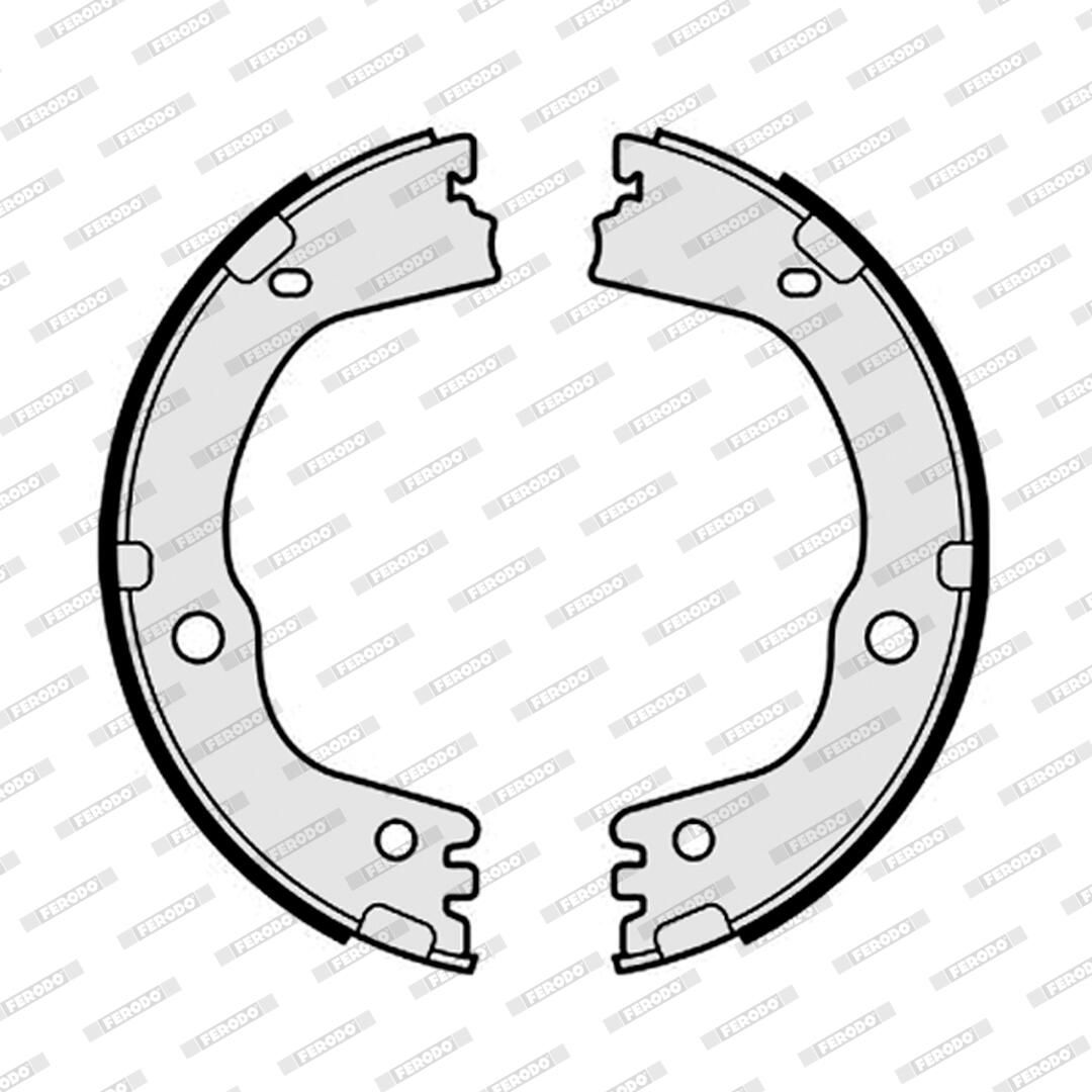 Bremsbackensatz, Feststellbremse