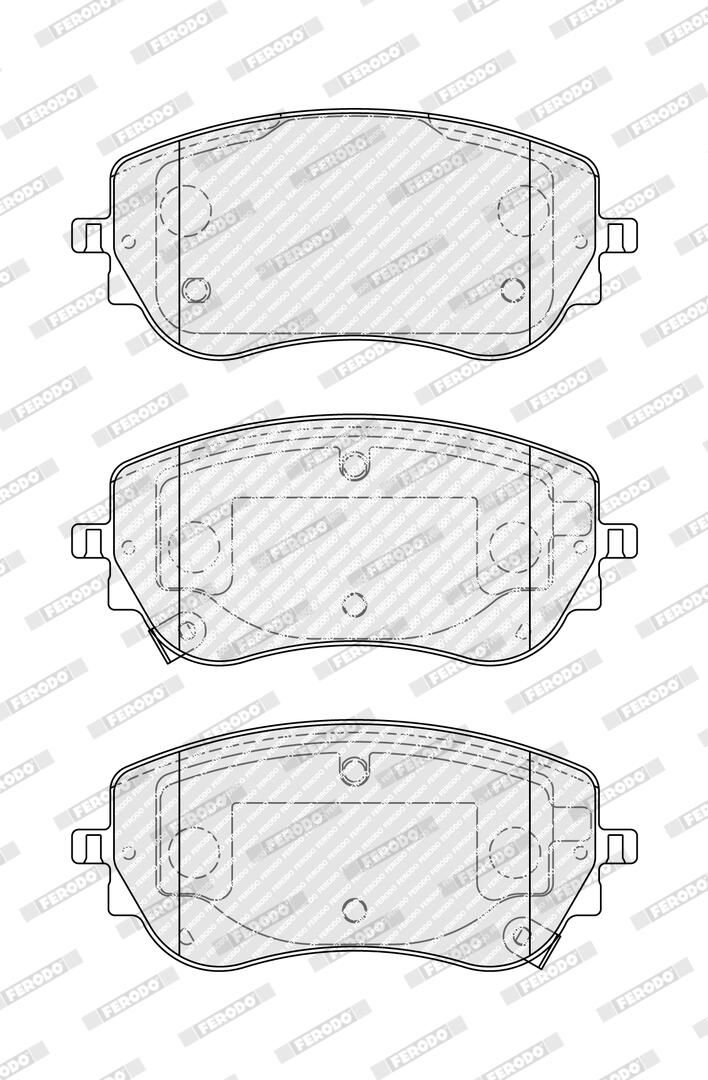 Bremsbelagsatz, Scheibenbremse