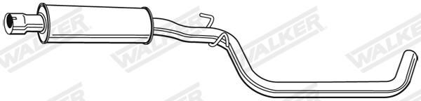 Mittelschalldämpfer