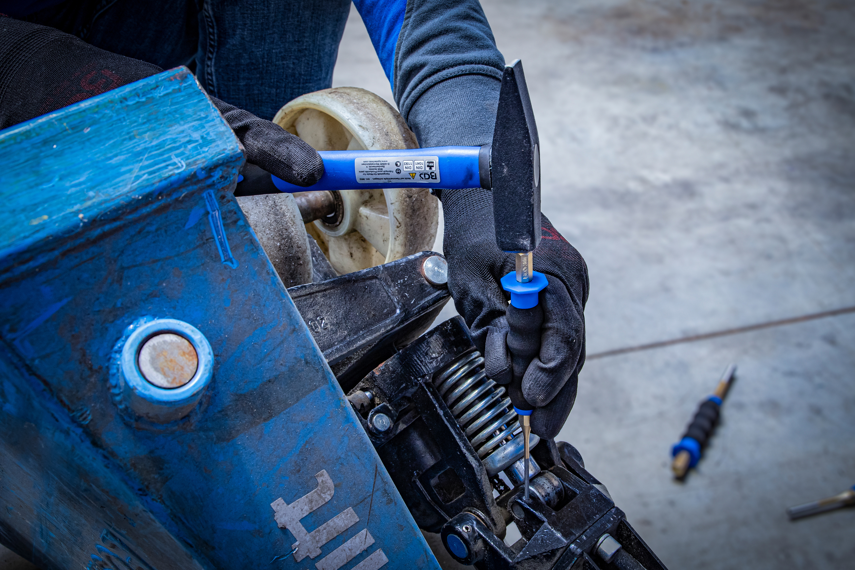 BGS Splintentreiber-Satz | mit Handschutz | 180 mm | 3 - 8 mm | 6-tlg.