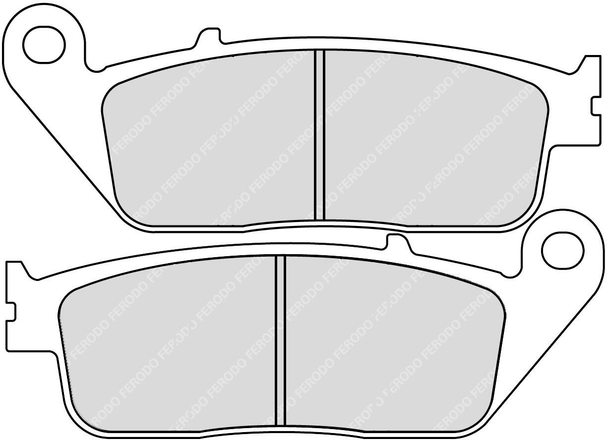 Bremsbelagsatz, Scheibenbremse
