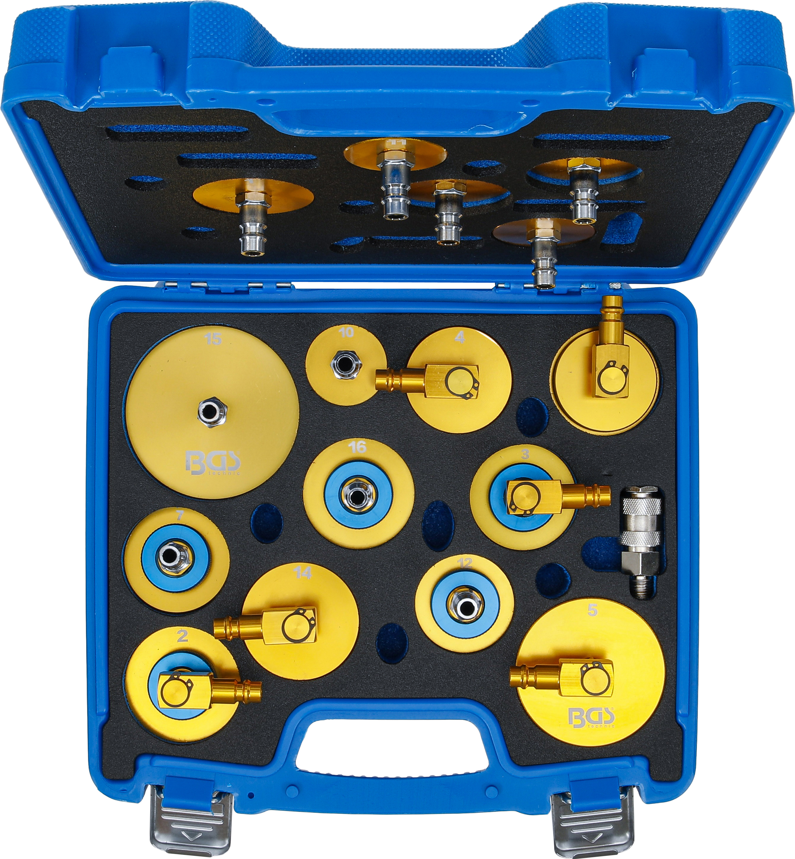 BGS Adapter-Satz für Bremsenentlüfter | 17-tlg.