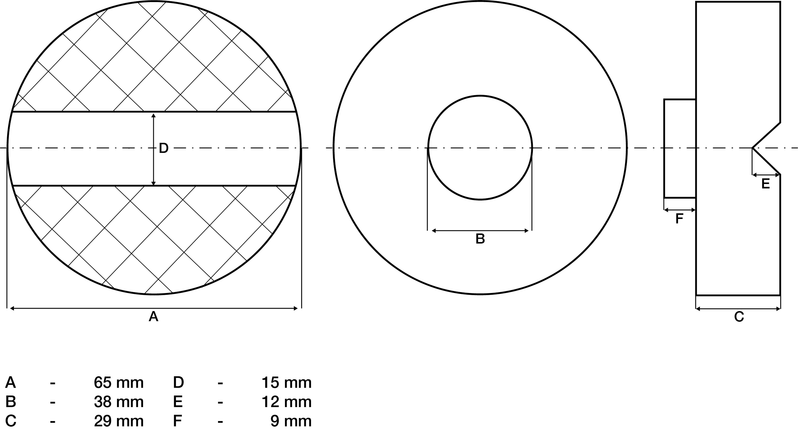 BGS Gummiauflage | für Wagenheber | 65 x 38 mm