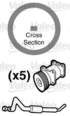 Dichtung, Kühlmittelrohrleitung