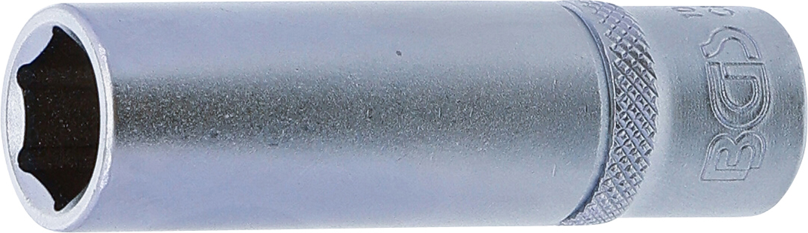 BGS Steckschlüssel-Einsatz Sechskant, tief | Antrieb Innenvierkant 10 mm (3/8") | SW 12 mm