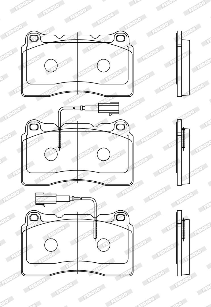 Bremsbelagsatz, Scheibenbremse