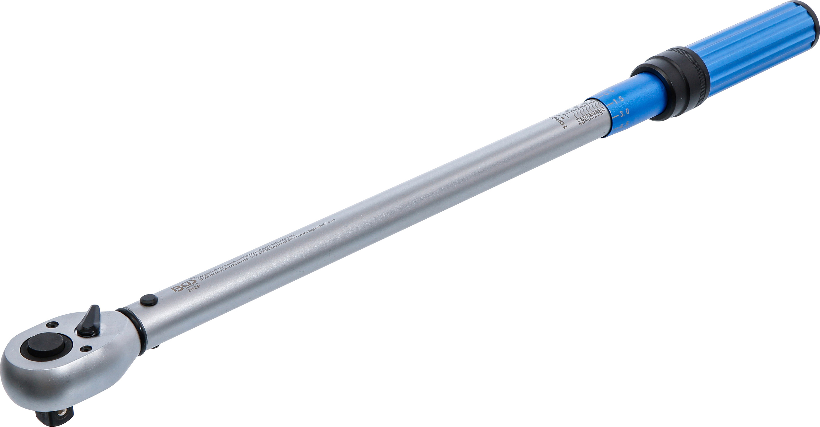 BGS Drehmomentschlüssel | Abtrieb Außenvierkant 12,5 mm (1/2") | 60 - 330 Nm