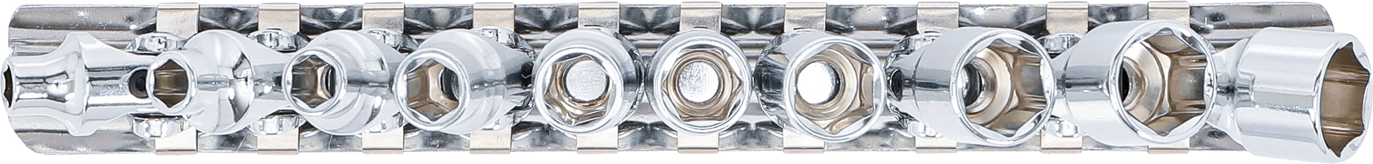 BGS Gelenk-Steckschlüssel-Satz | Antrieb Innenvierkant 6,3 mm (1/4") | SW 5 - 13 mm | 10-tlg.