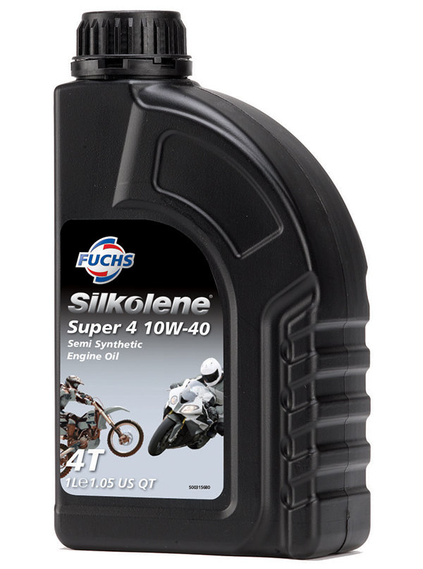 10W-40 Fuchs Silkolene Super 4 Motorrad Motoröl 1 Liter