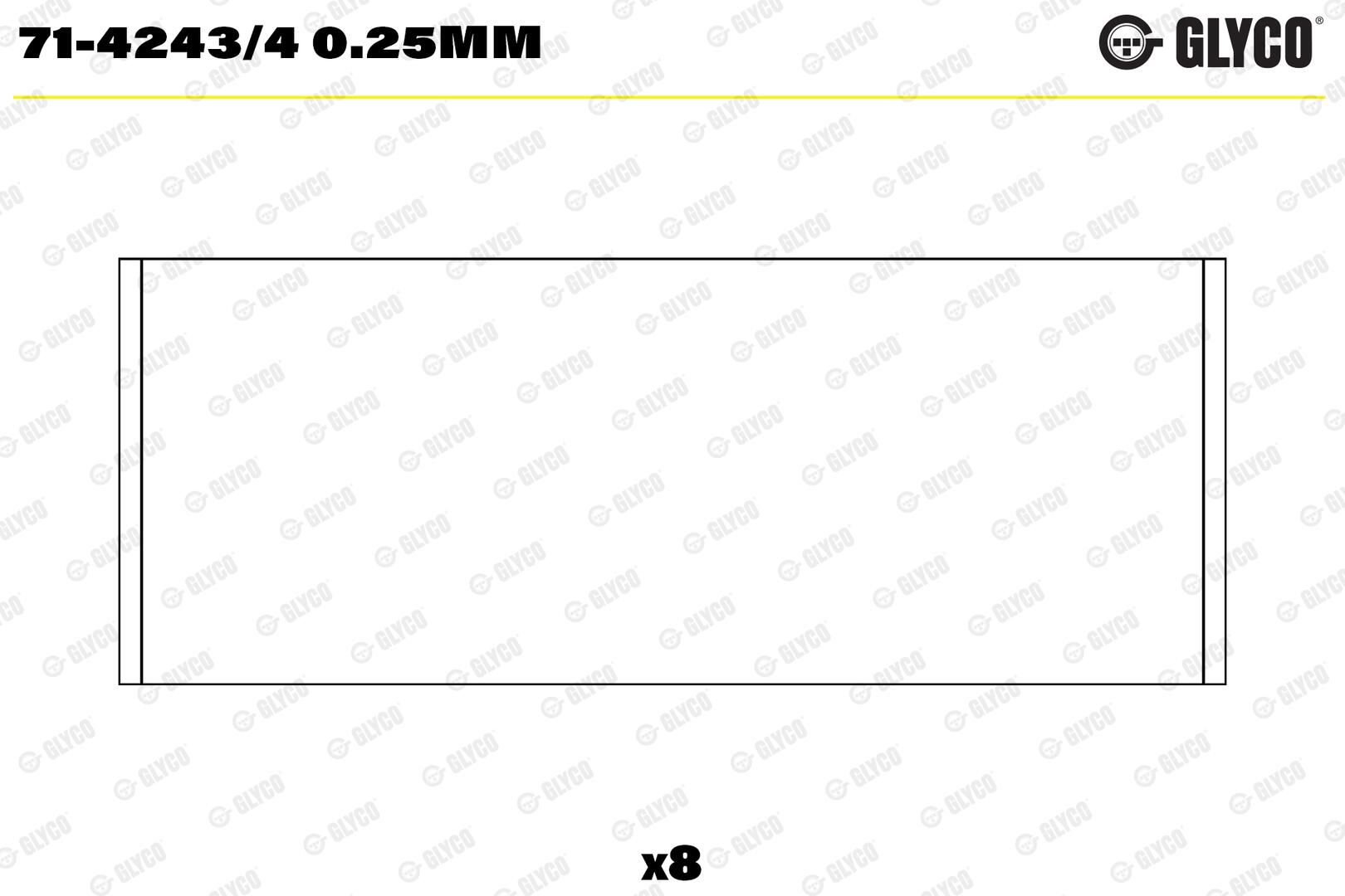 Kurbelwellenlager Set (+0,25) passt zu: MERCEDES A (V177), A (W176), A (W177), B SPORTS TOURER (W246, W242), B SPORTS TOURER (W247), CITAN MIXTO (DOUBLE CABIN), CITAN (MPV) 1.5D/1.5DH 06.01-