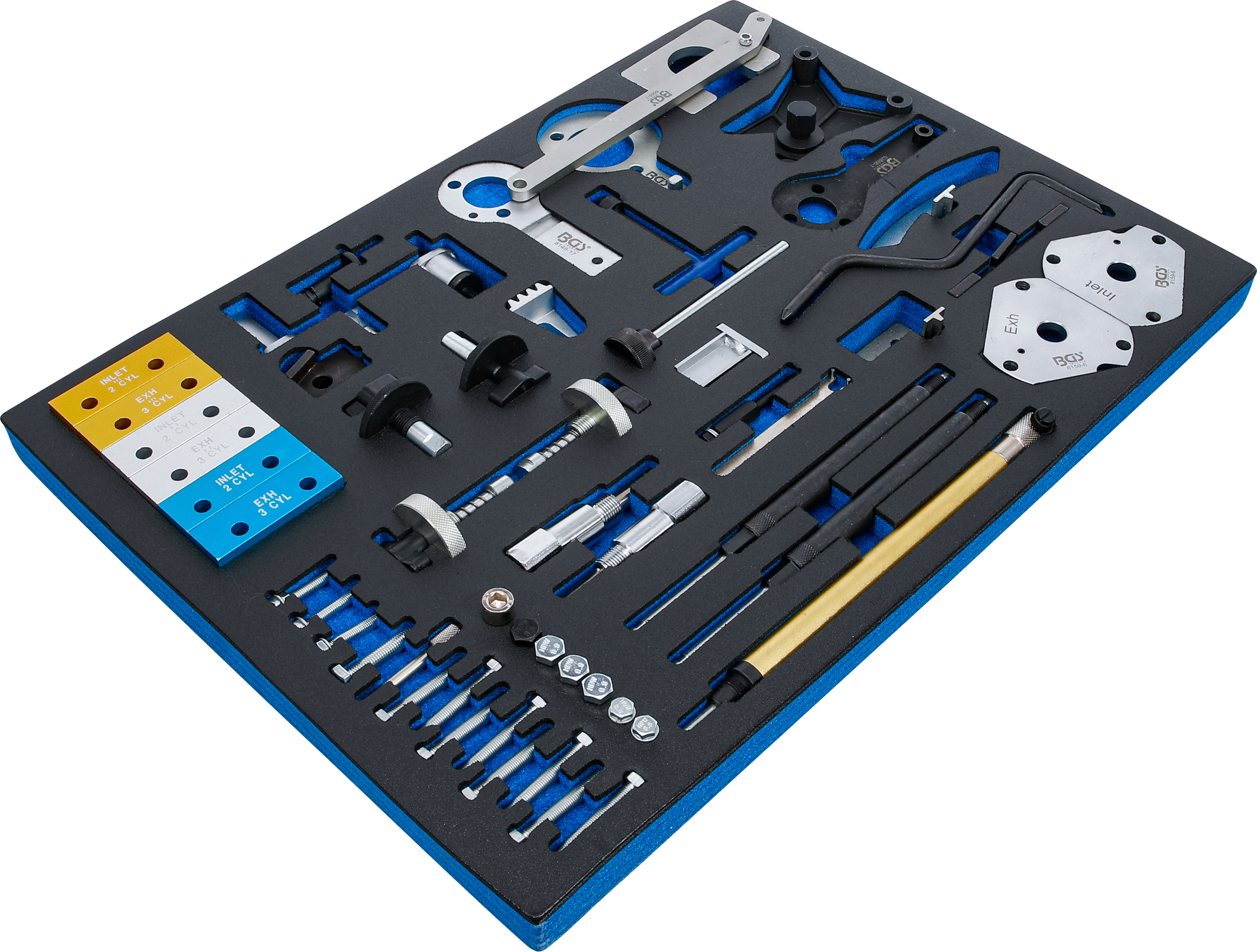 BGS Werkstattwageneinlage 3/3: Motor-Einstellwerkzeug-Satz | für Fiat, Alfa, Lancia, Opel, Suzuki, Ford